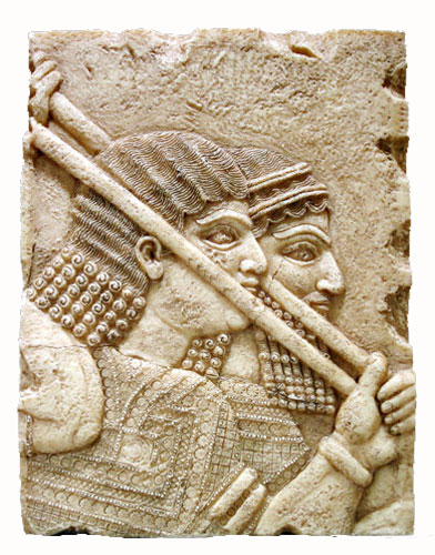 Assyrian Soldiers Replica - Click Image to Close